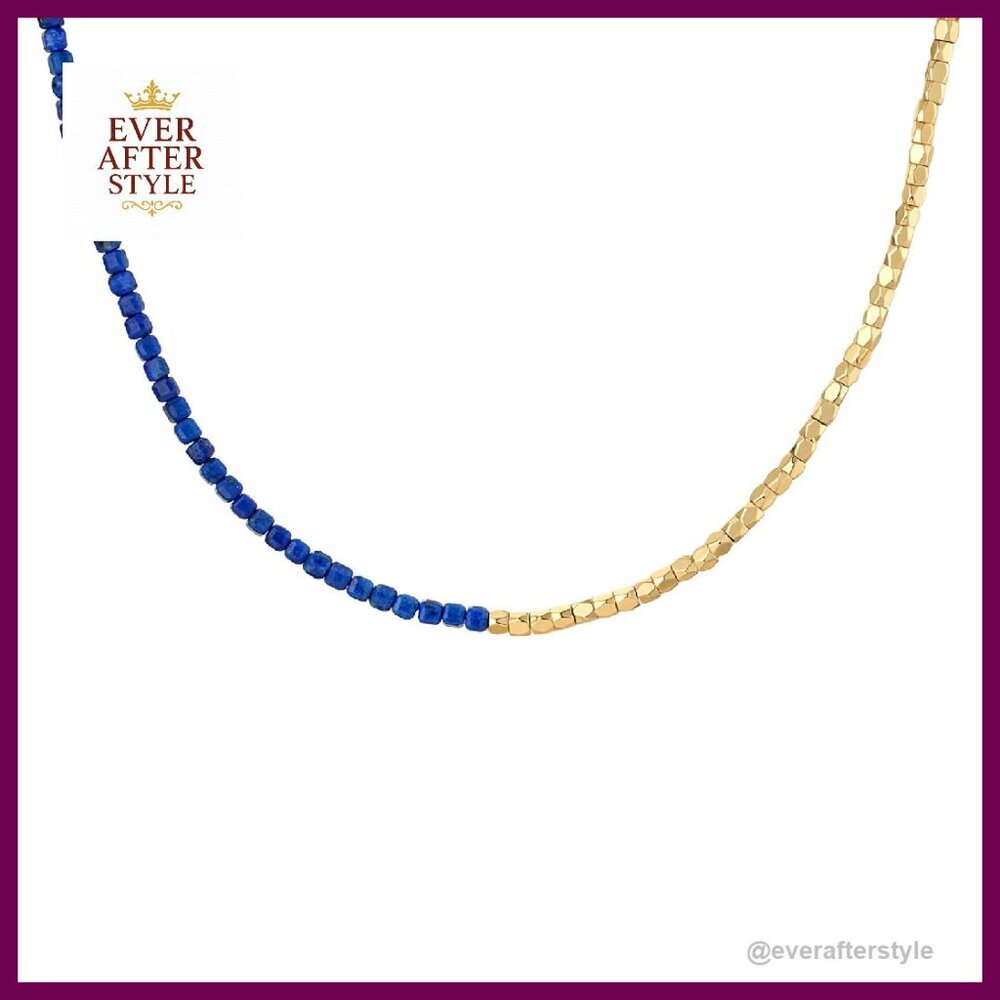Beaded Choker Necklace Handmade Dainty Chain Boho Minimal Everyday Jewelry